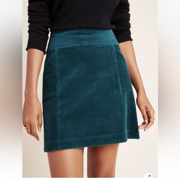Maeve Dresses & Skirts - Maeve Slim‎ Corduroy Velvet Mini Skirt Maeve. Size: 2